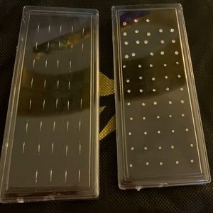 $7 each style hoop or diamond nose ring (silver)